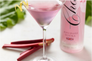 Verzon House Cocktail of The month Chase Rhubarb Martini