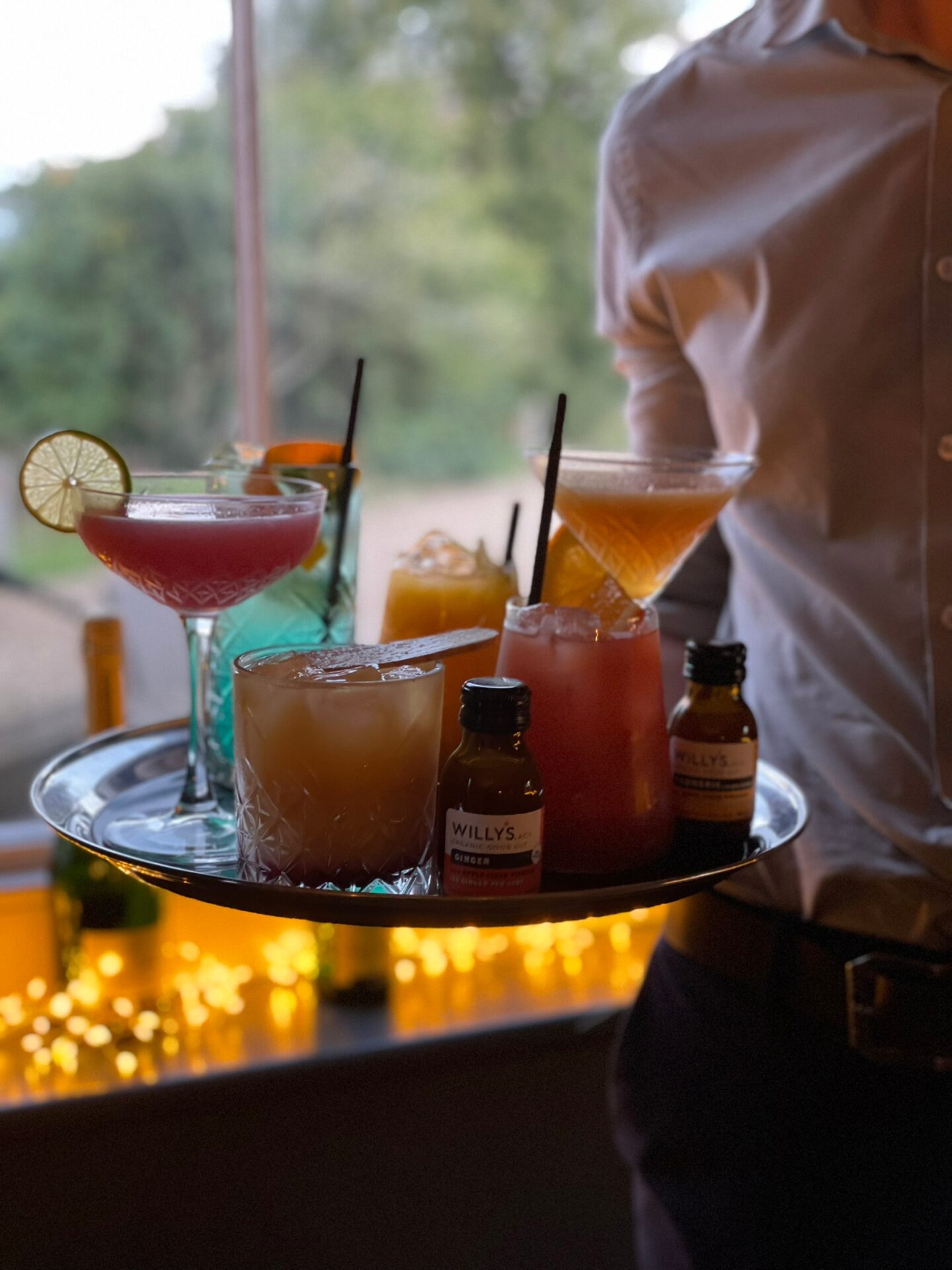 cocktail tray